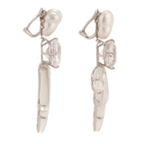 Dragonfly vI moonstone earring