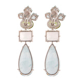 Spring vi aquamarine earrings