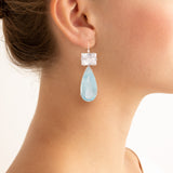 Spring vi aquamarine earrings