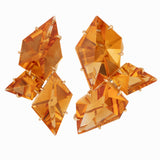 Burst ii citrine earrings
