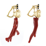 Aphrodite iii coral earrings