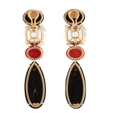 Chic iv coral earrings