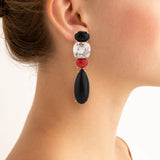 Chic iv coral earrings