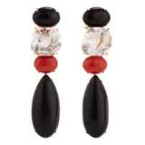 Chic iv coral earrings