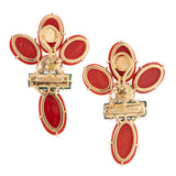 AMPHITRITE vi coral earrings