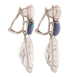 Glam iii opal earrings