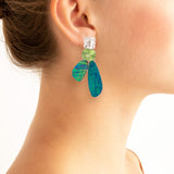 Hummingbird iv opal earrings