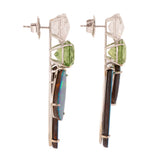Hummingbird iv opal earrings