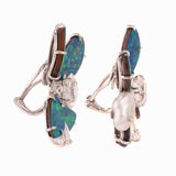 Burst vii opal earrings