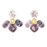 cluster V spinel earrings