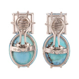 Bubble ii turquoise earrings