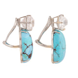 Bubble ii turquoise earrings