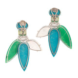 Dragonfly vi turquoise earrings