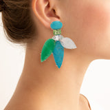 Dragonfly vi turquoise earrings
