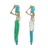 Dragonfly vi turquoise earrings
