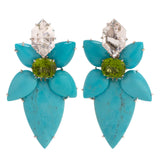 Room Rocker vii turquoise earrings