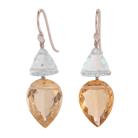 Dewdrop ii beryl earrings