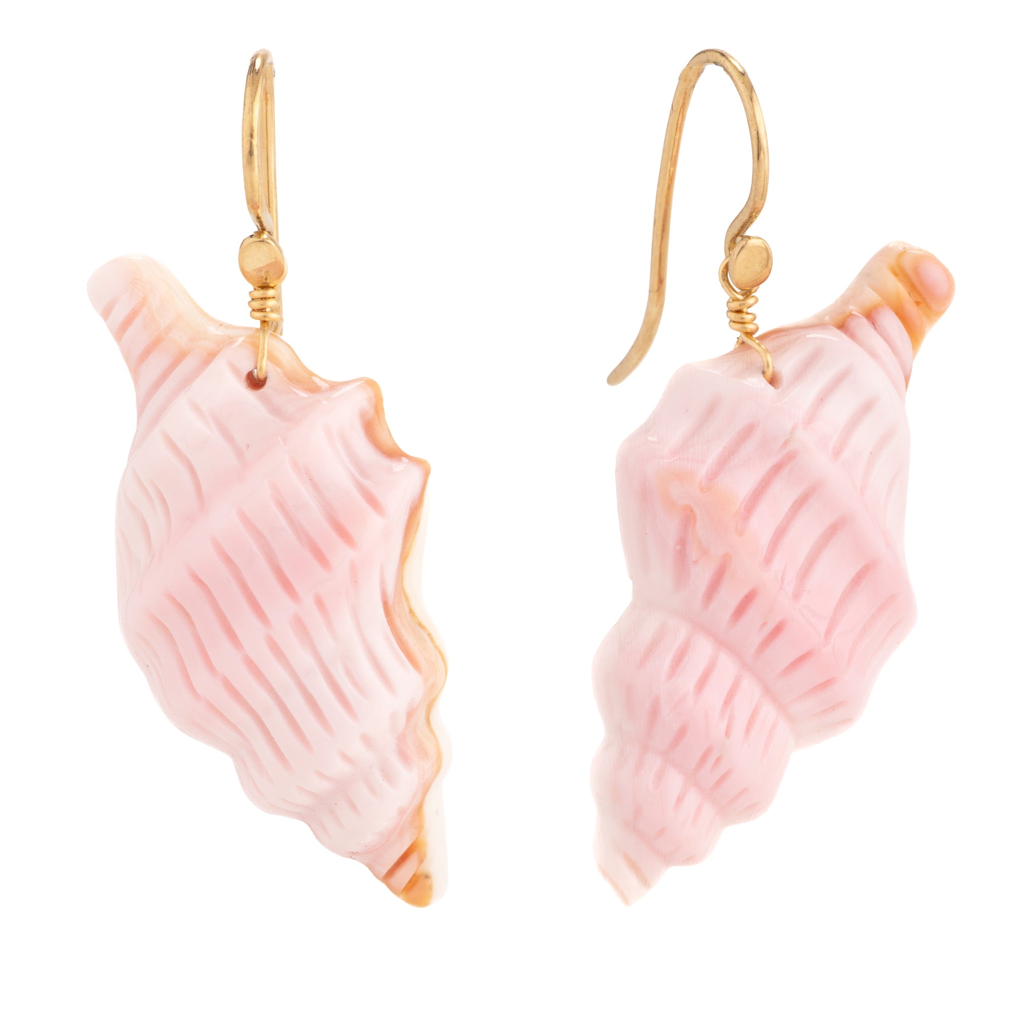 Palm beach i conch shell earring