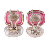 Grace ii pearl rubelite earrings