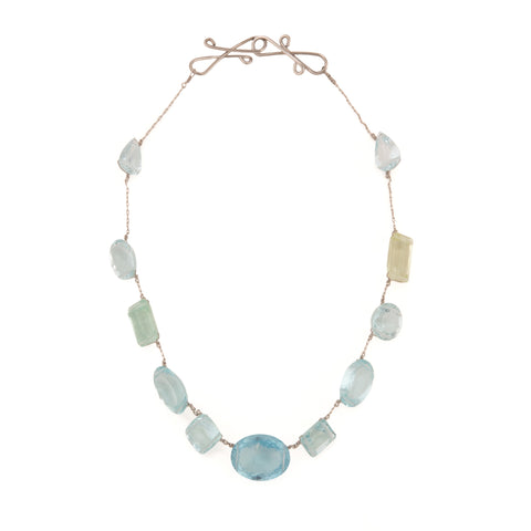 Grace xi aquamarine necklace