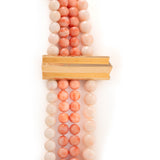 Ripple iv coral necklace