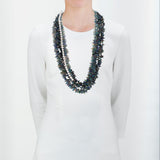 Universe V opal pearl necklace