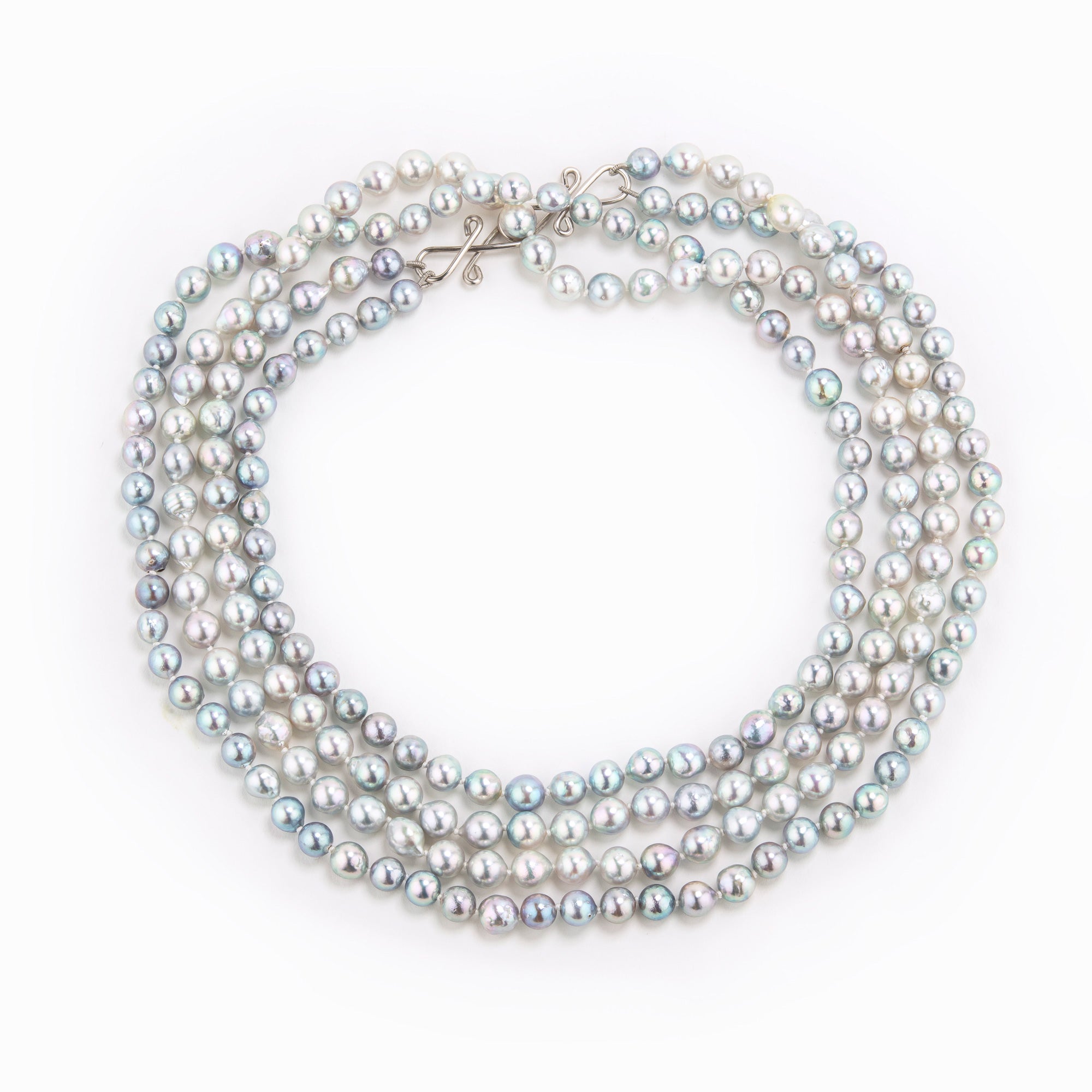 Platinum ii pearl necklace