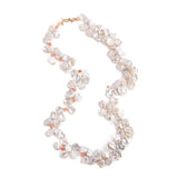 St Barths pearl coral necklace