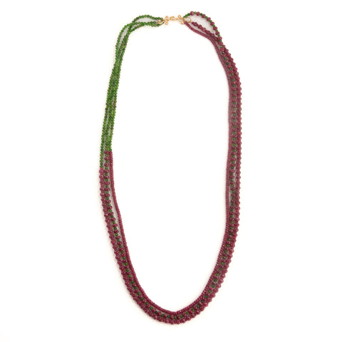 Cascade iii ruby necklace