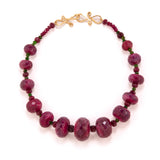 Bubbles i ruby necklace