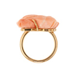 Coral flower ring