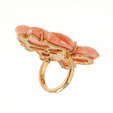 Coral flower ring