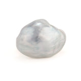 Silver i south sea pearl ring