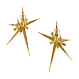sparkler x gold earrings