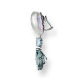 FLIP III aquamarine earrings