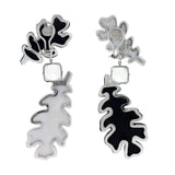 OAK III druze agate danburite earrings