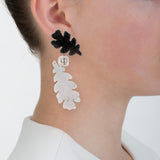 OAK III druze agate danburite earrings