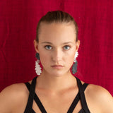 OAK III druze agate danburite earrings