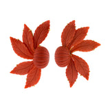 Petal VI coral earrings