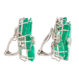 cluster viii emerald earrings