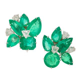 cluster viii emerald earrings