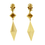 Spire iii gold earrings