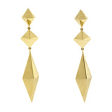 Spire iii gold earrings
