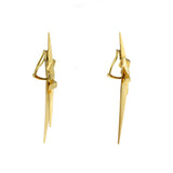 sparkler x gold earrings