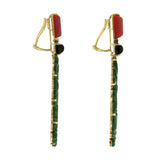 DRAGON VI jade earrings