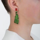 DRAGON VI jade earrings