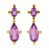 CALI X kunzite earrings