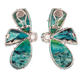 burst iv opal earrings