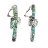 burst iv opal earrings