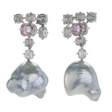 SPINEL VIII pearl earrings